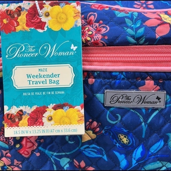 NWT Pioneer Woman Mazie Weekender Bag/Travel Tote - Picture 6 of 7